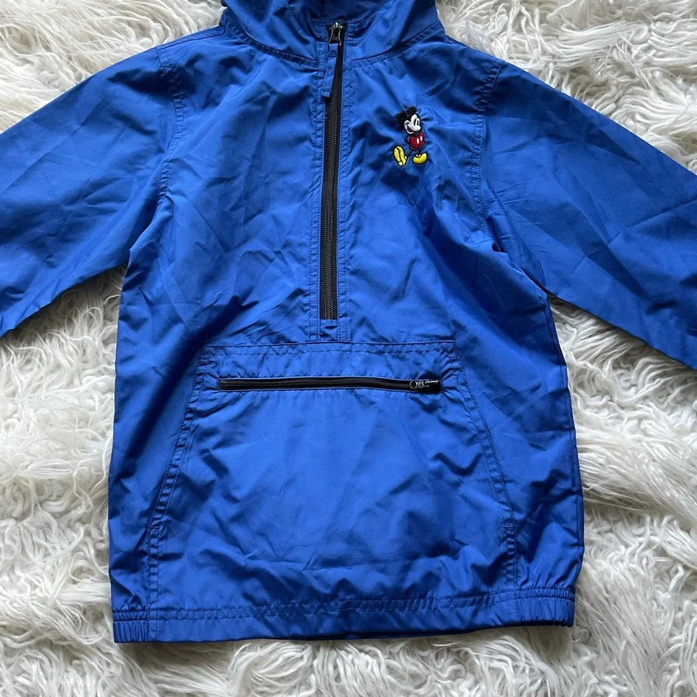 Disney 1/2 Zip‎ Pullover Hooded Lightweight Jacket